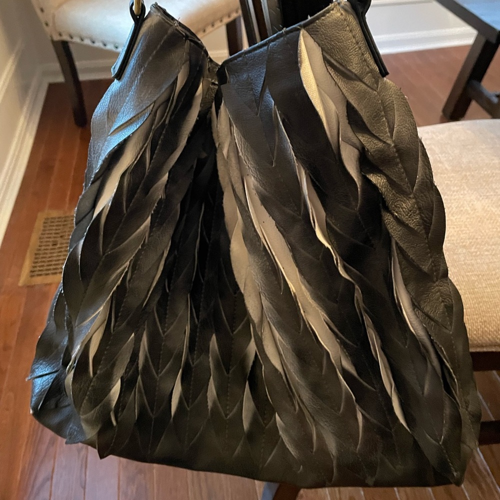 Black handbag